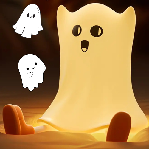 Actie! Bedlampje Nachtlampje - Cool Spookje - USB oplaadbaar - Timer