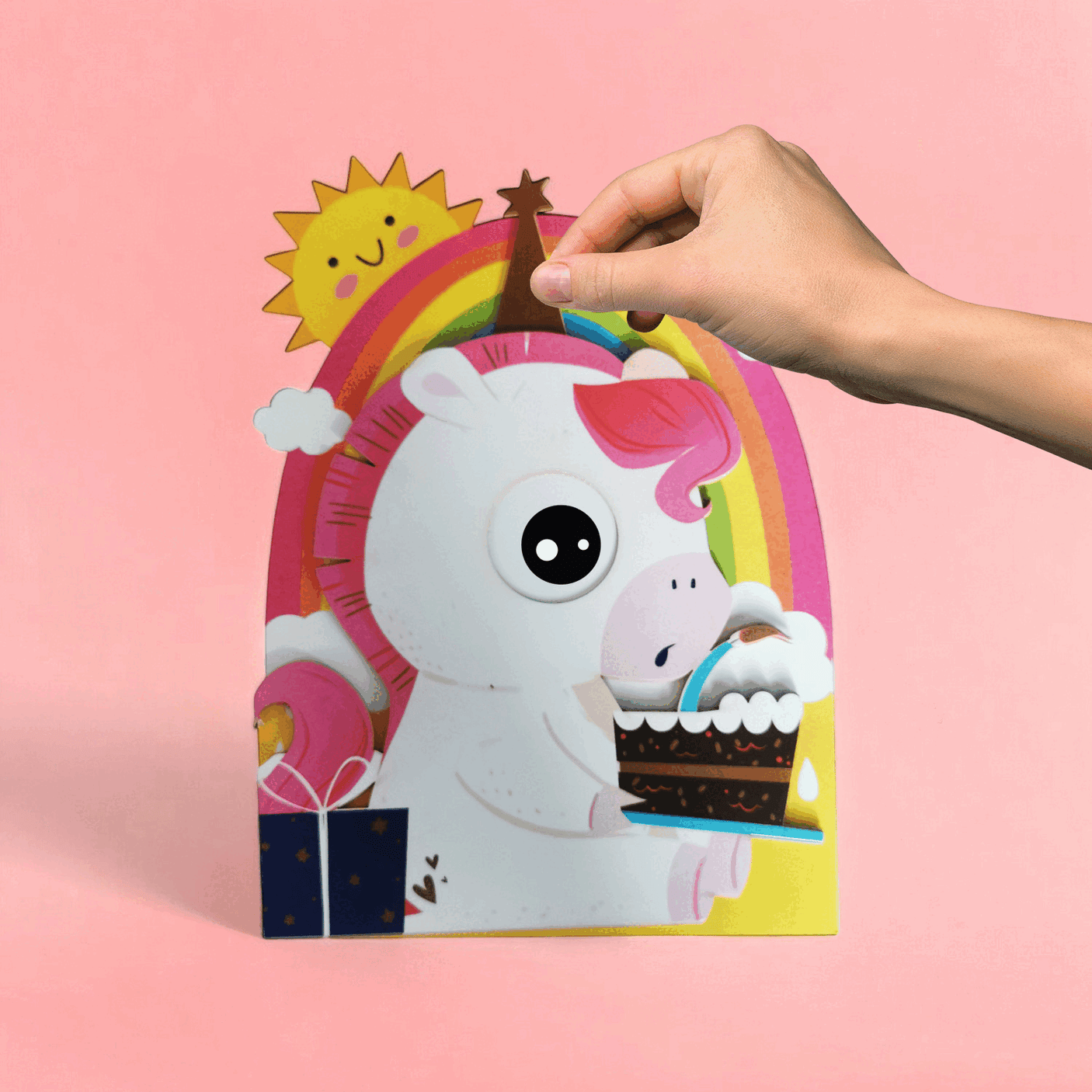 Mooie Schattige Kinderkaart Leuk als Cadeau | Unicore