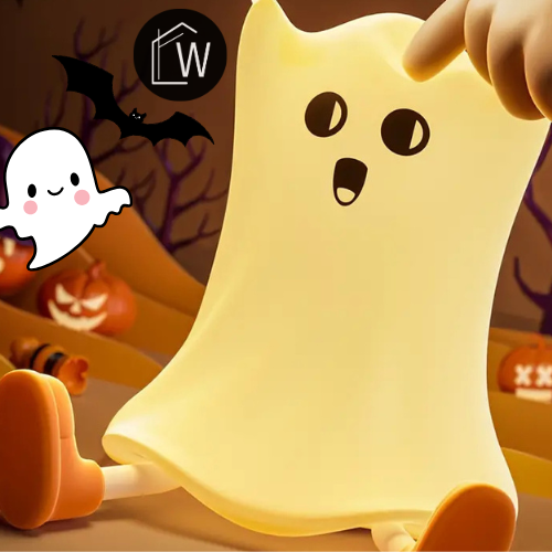 Actie! Bedlampje Nachtlampje - Cool Spookje - USB oplaadbaar - Timer