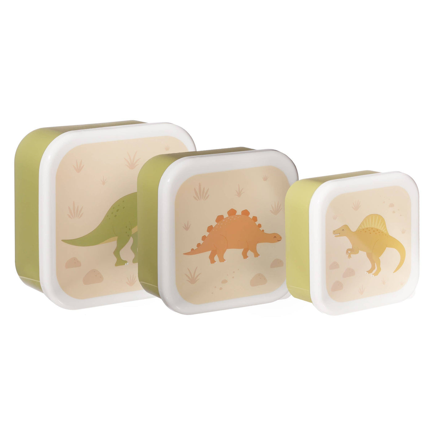 Desert Dino lunchboxen set van 3 Sass & Belle Europe Lief en Leuk Wehebbenallesinhuis.nl