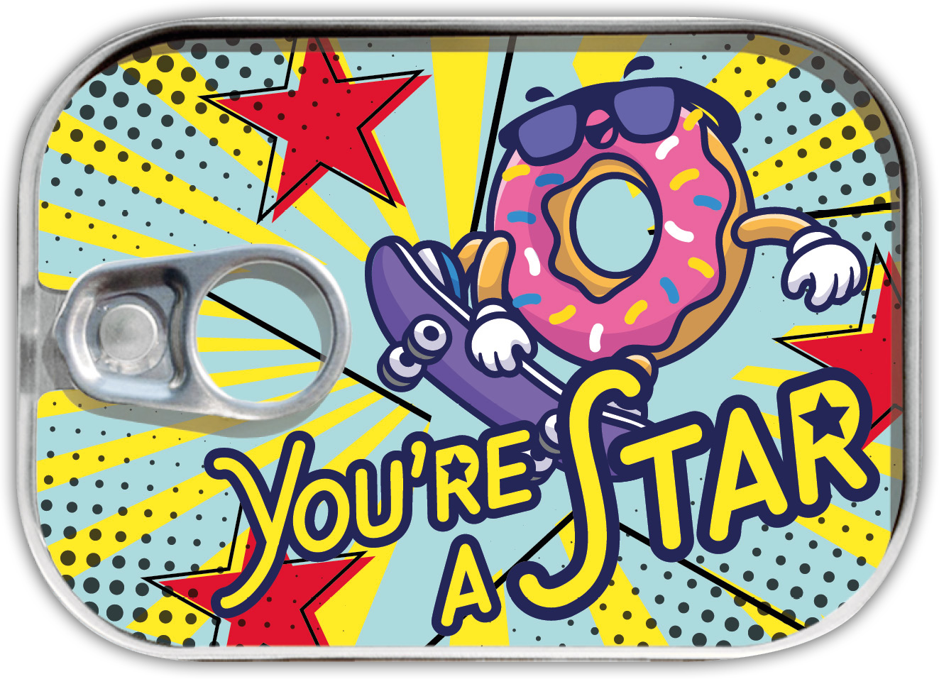 Kaart in blikje Leukste kaartje van Nederland -You are a Star! Wehebbenallesinhuis.nl