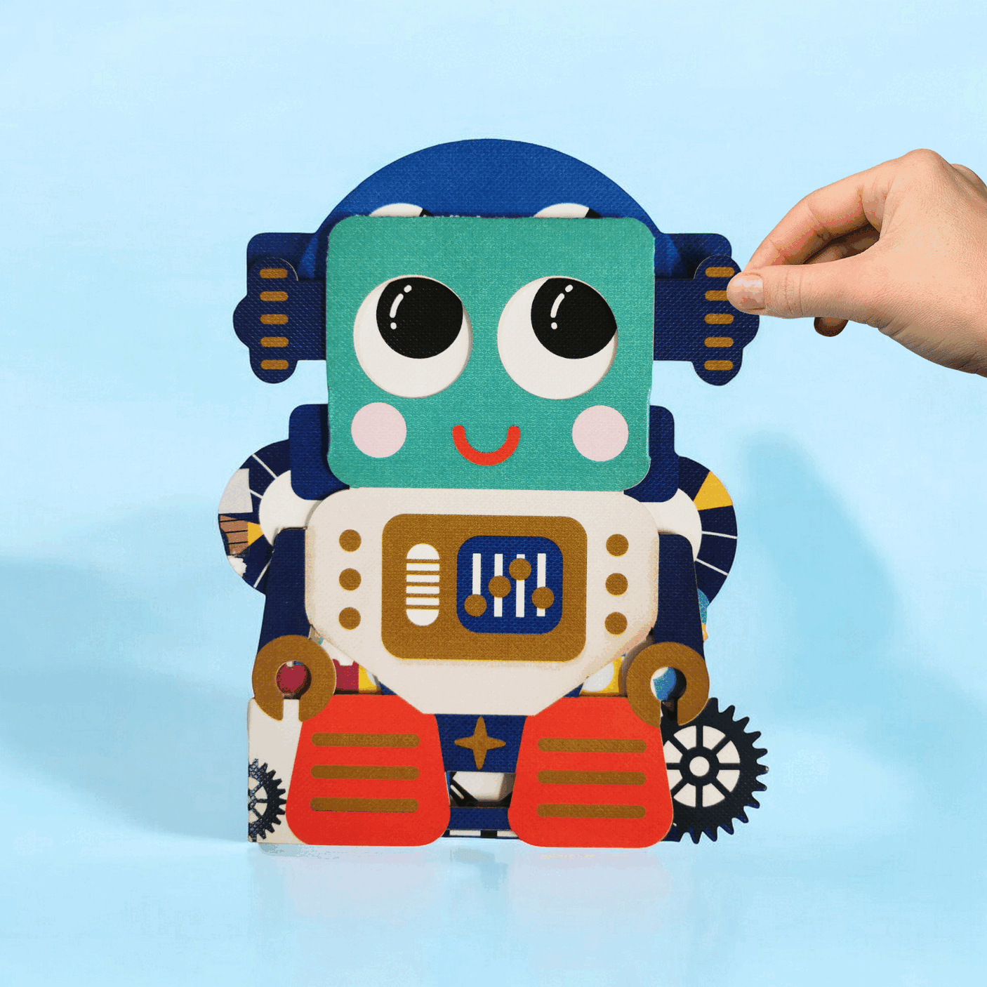 Schattige kaarten met bewegende oogjes Vrolijke Robot bij Wehebbenallesinhuis.nl