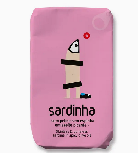 Sardinha Sardientjes Cadeau Set | De Lekkerste sardientjes | 3 Blikjes in Moderne Creatieve Geschenkverpakking