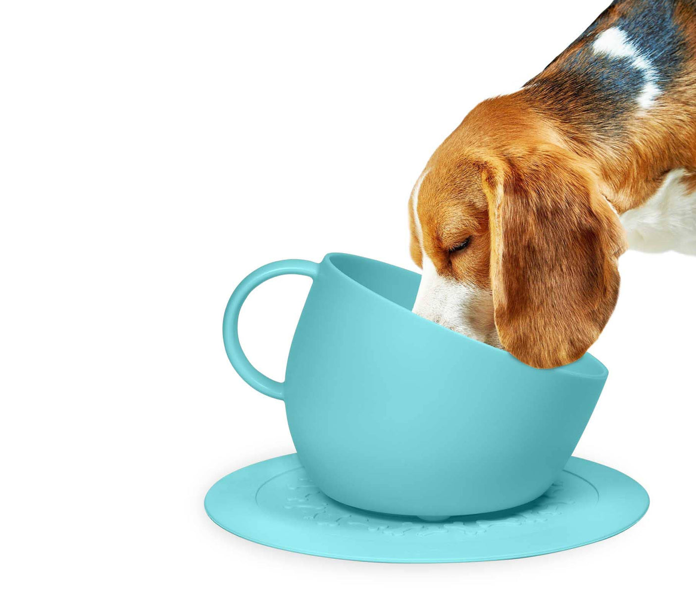 United Pets Milieuvriendelijke Hoog Kopje Anti-Spat Voor Eten en Water Design uit Italie 2500 ml! Aqua Wehebbenallesinhuis.nl