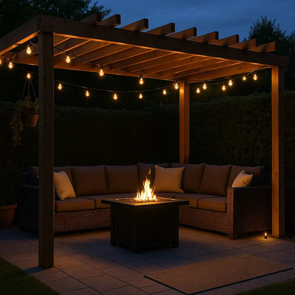 Pergola’s en sfeerverlichting: Creëer een gezellige tuinsetting