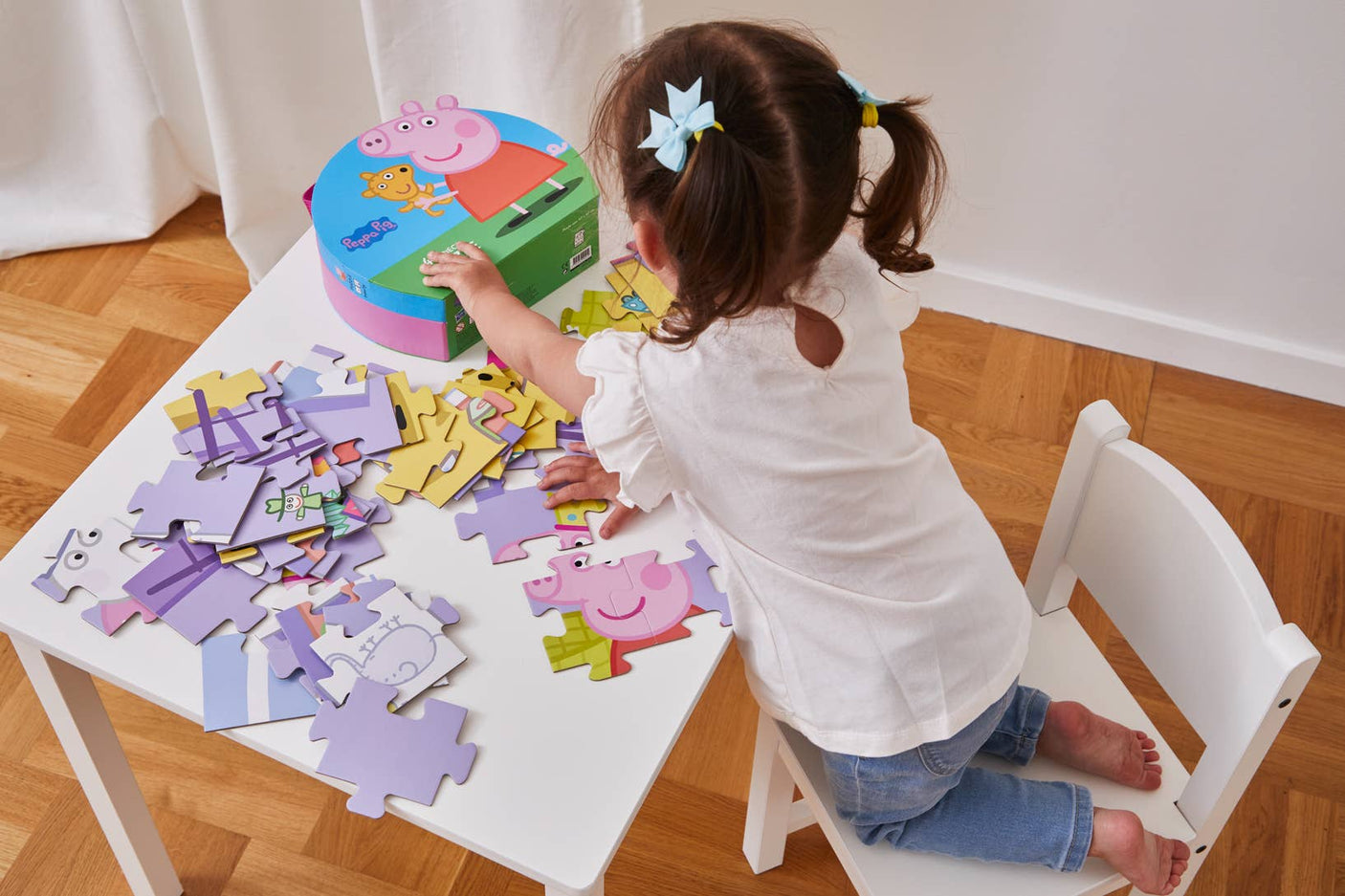Weer verkrijgbaar - Peppa Pig - Puzzelkoffer - Peppa Teddy