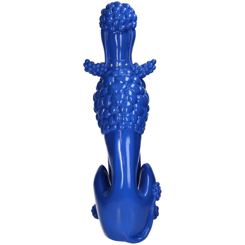 Decorative Poodle Statue - Blue - 56 Cm