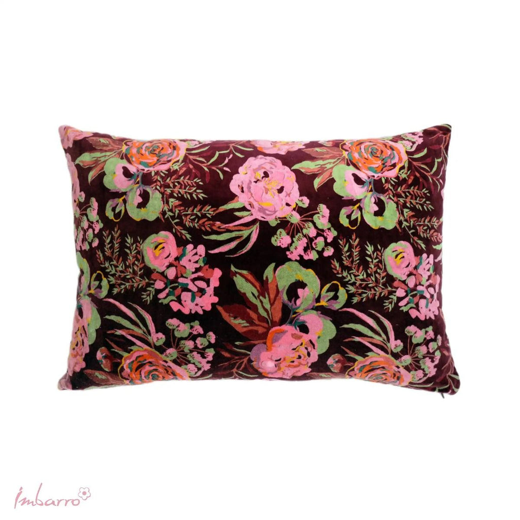 Decorative Cushion Imbarro - Evelyn Darkred