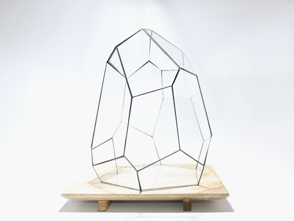 Geometric Terrarium - Stellar - Vivarium - 27X27X36 Cm - Waterproof - Glass