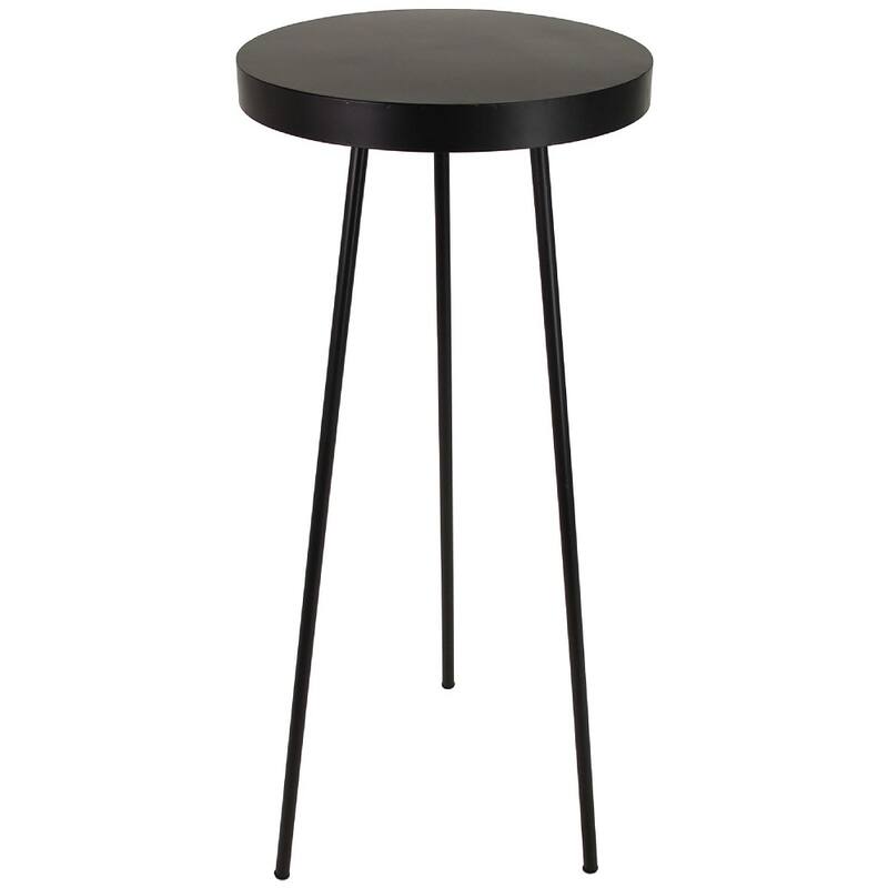 Round Table - Black Metal - Ø42,5 X ↑ 98 Cm