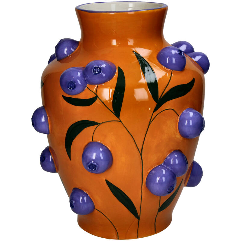 Vase Blueberry Dolomite - 30 Cm