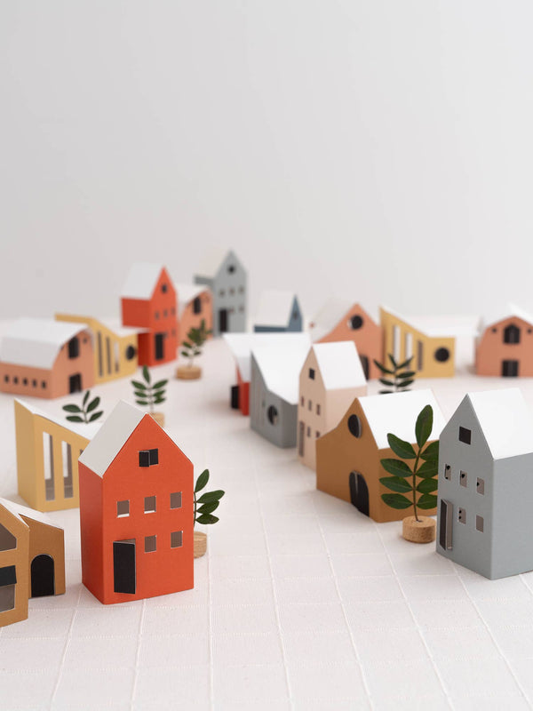 Maak je Eigen Tiny Huisjes | Dorpje Samlet DIY Pakket | 12 Huisjes | Jurianne Matter | Leuk cadeau!