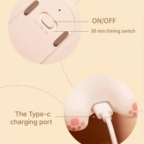 Actie Bedlampje Nachtlampje - Fijn Konijn- USB oplaadbaar - met Timer