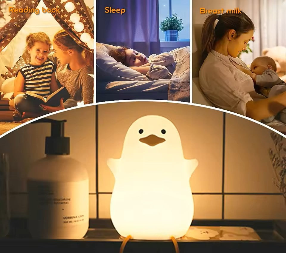 Actie Bedlampje Nachtlampje - Ducky - USB oplaadbaar