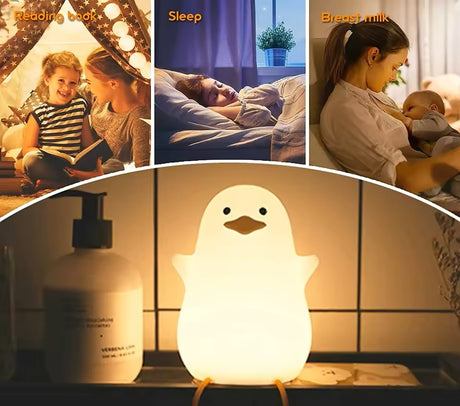 Actie Bedlampje Nachtlampje - Ducky - USB oplaadbaar