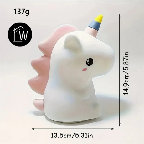 Actie Bedlampje Nachtlampje  - Enige Eenhoorn - Meer Kleuren led