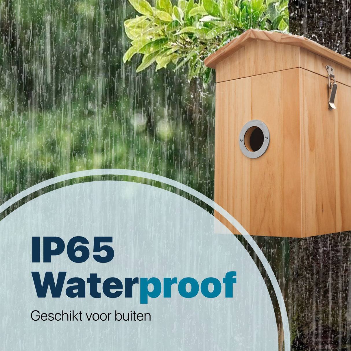 Vogelhuisje met Camera en Audio - Hout - Nestkastje - Ingebouwde Zonnepanelen