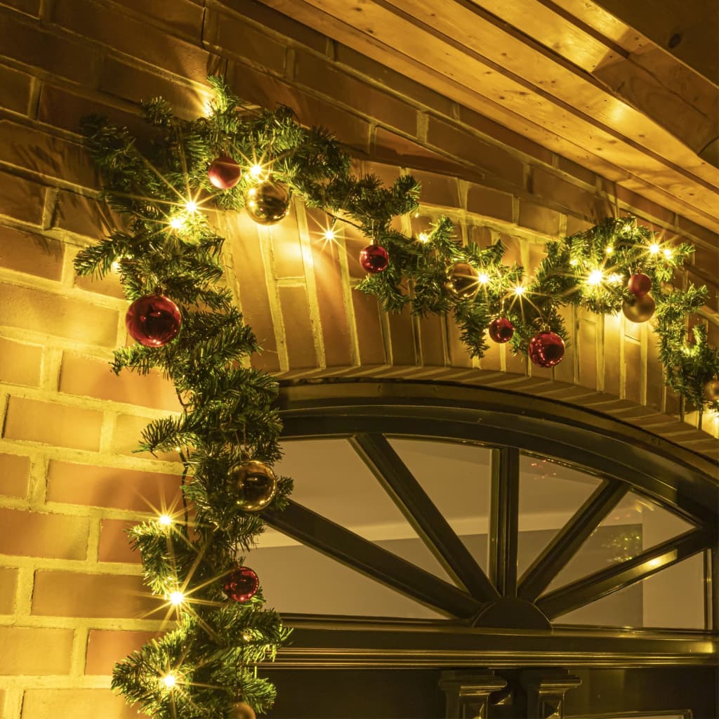 Kerstslinger met 80 warmwitte LED's 20 m