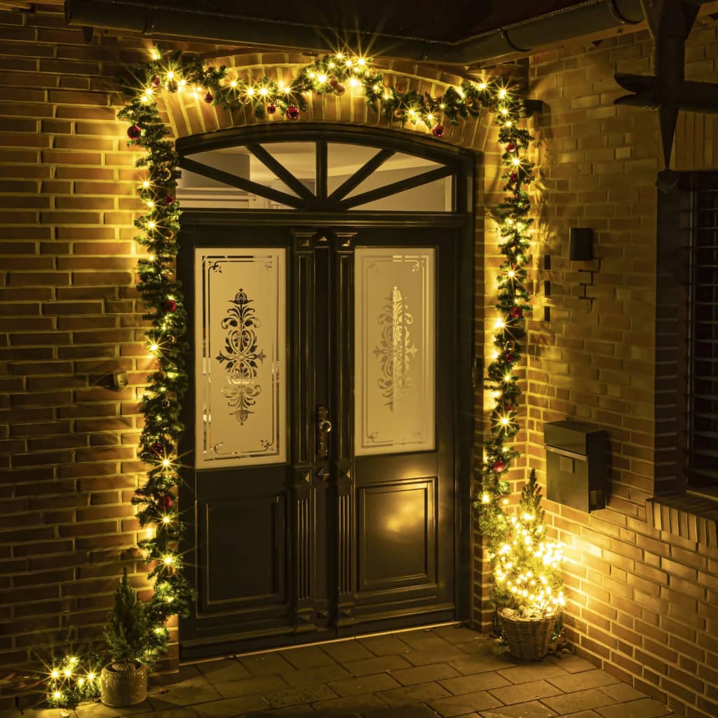 Kerstslinger met 80 warmwitte LED's 20 m