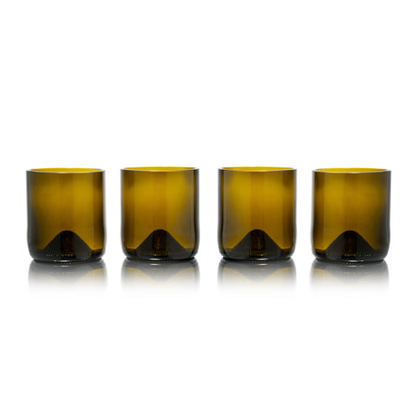 Short Tumbler 4-pack -  Gemaakt van wijnflessen