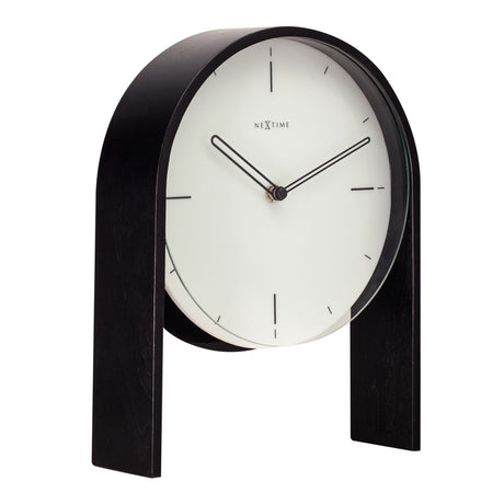 Table clock - 27 x 21 x 6,5 cm - Wood - 'Noa Table'