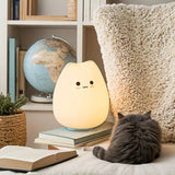 Actie Bedlampje Nachtlampje  - Poezelige Poes  - Meer Kleuren led