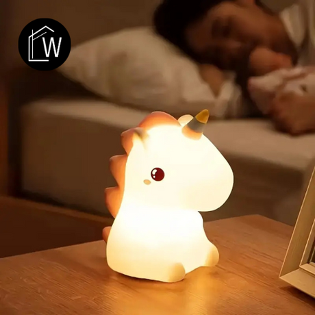 Actie Bedlampje Nachtlampje  - Enige Eenhoorn - Meer Kleuren led