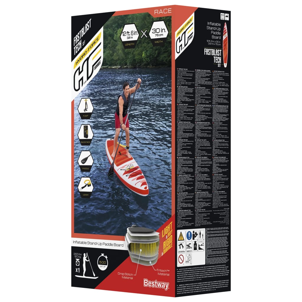 SUP Hydro-Force Fastblast Tech Set opblaasbaar 381x76x15 cm