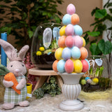 Easter Egg Tree Decoration - Glitter Pastel Eggs - ↑ 40 Cm