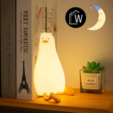 Actie Bedlampje Nachtlampje - Eendje - USB oplaadbaar - met Timer