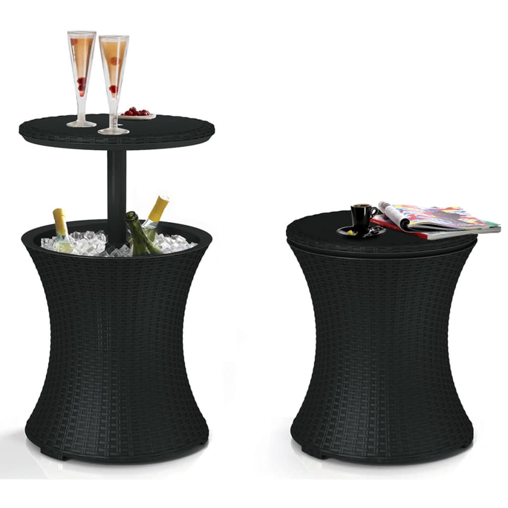 Cool Bar Pacific Rattan antracietkleurig 203835