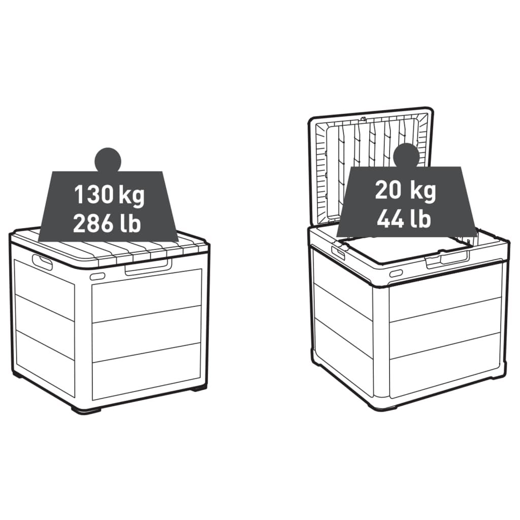 Tuinbox Denali 113 L antracietkleurig