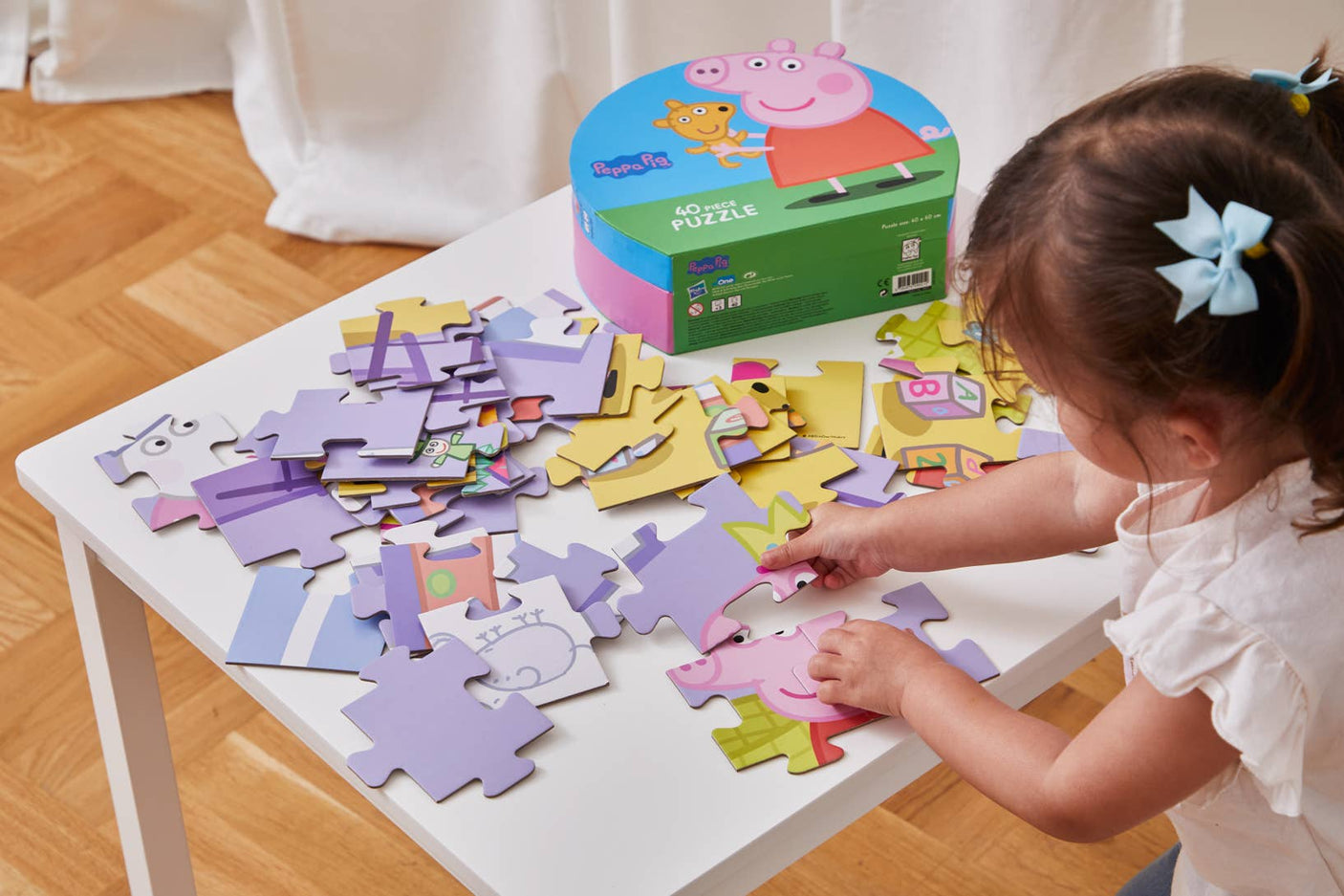 Weer verkrijgbaar - Peppa Pig - Puzzelkoffer - Peppa Teddy