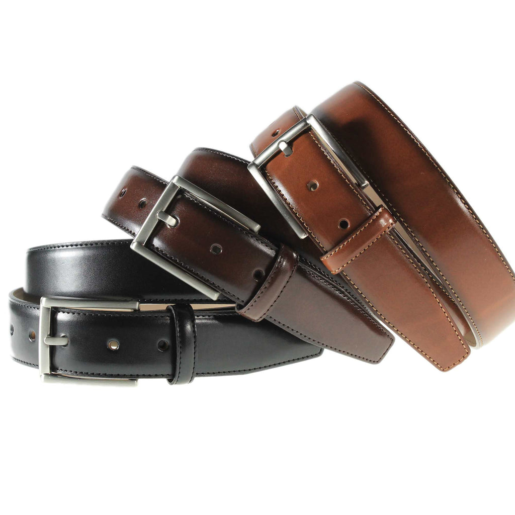 Riemen 3 Stuks - Riem Heren - Riem Heren Zwart - Riem Heren Cognac - Bruin