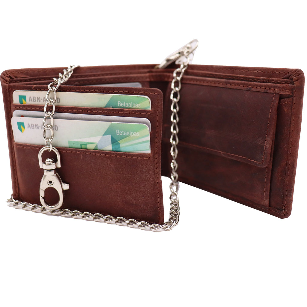 Portemonnee Heren - Compact - Portefeuille Ketting - Chain Wallet