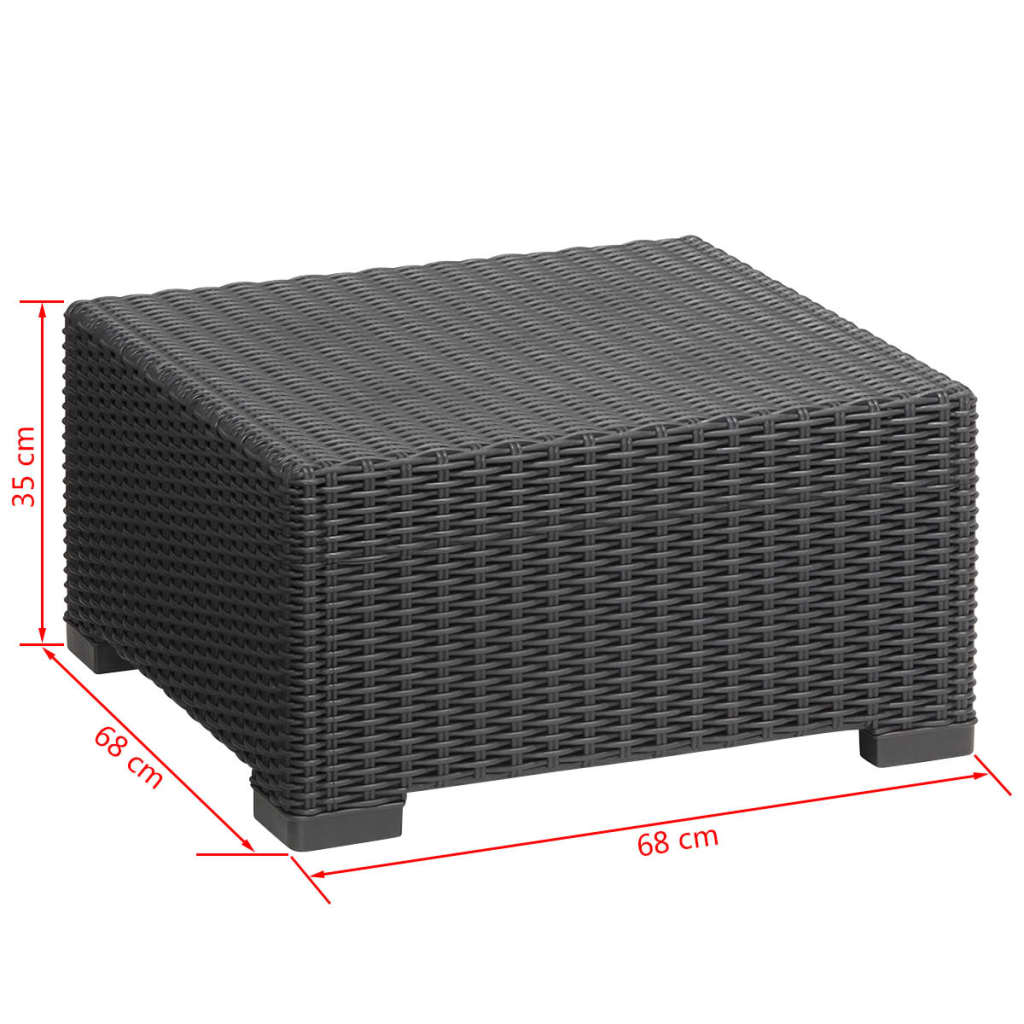 Tuintafel California grafietkleurig 197421