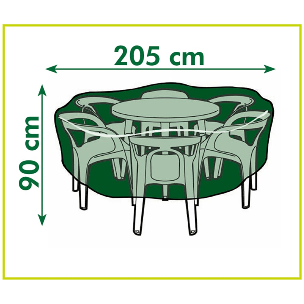 Tuinmeubelhoes voor ronde tafels 205x205x90 cm