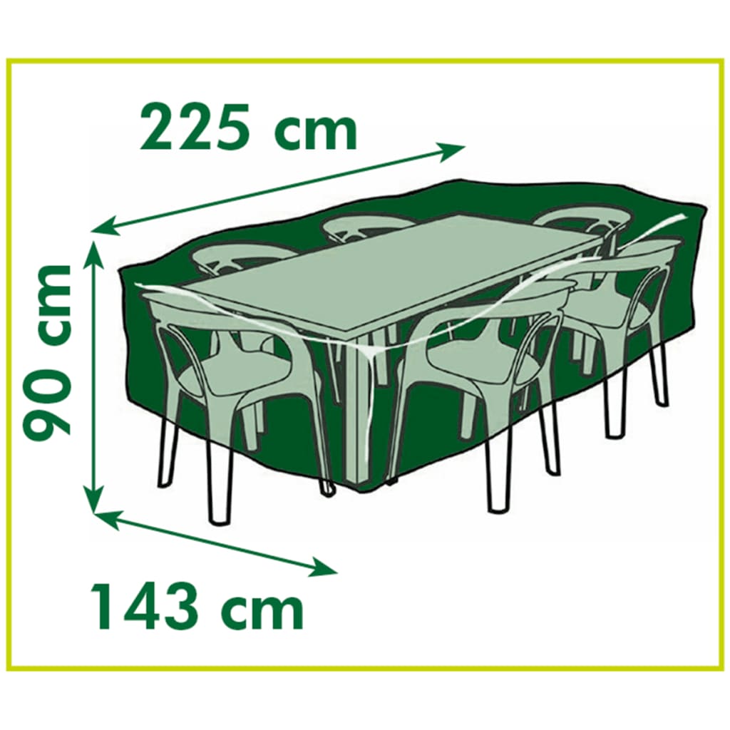 Tuinmeubelhoes voor rechthoekige tafels 225x143x90 cm