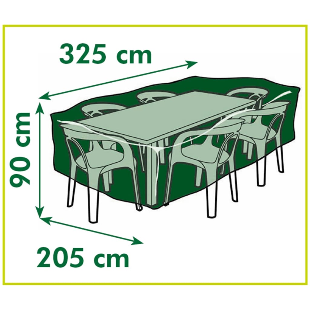 Tuinmeubelhoes voor rechthoekige tafels 325x205x90 cm