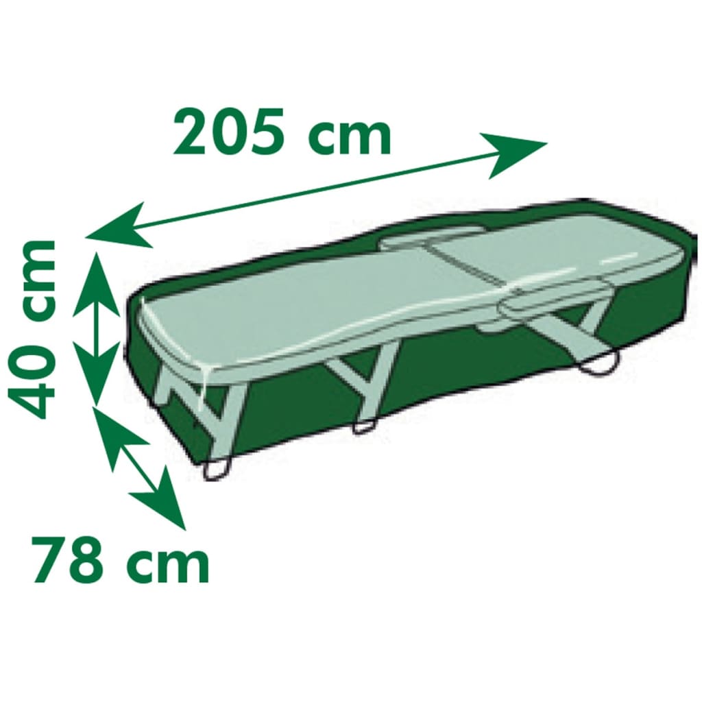 Tuinmeubelhoes voor ligstoelen 205x78x40 cm