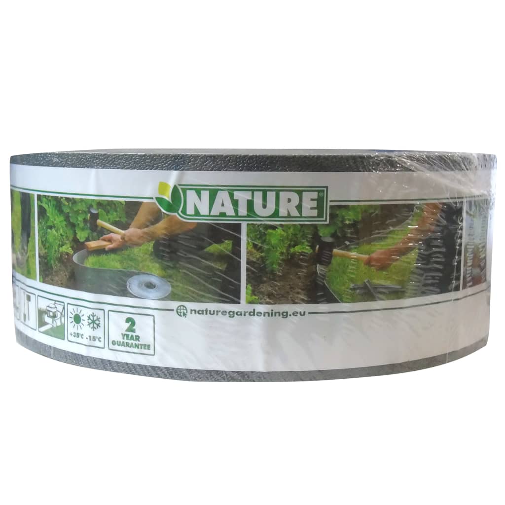 Nature Borderrand En Grondpennenset 7.5 cm Grijs