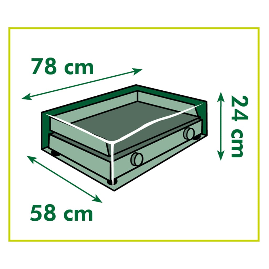 Bakplaat/barbecuehoes 78x58x24 cm