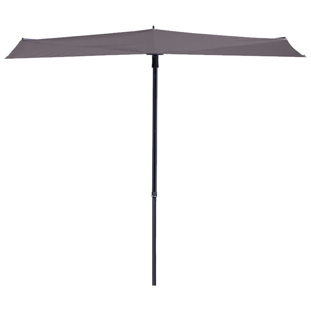 Balkonparasol Sun Wave 270x150 cm taupe PAC3P015