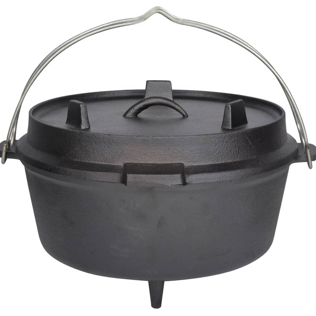 sudderpot gietijzer 6,5 L Zwart FF235