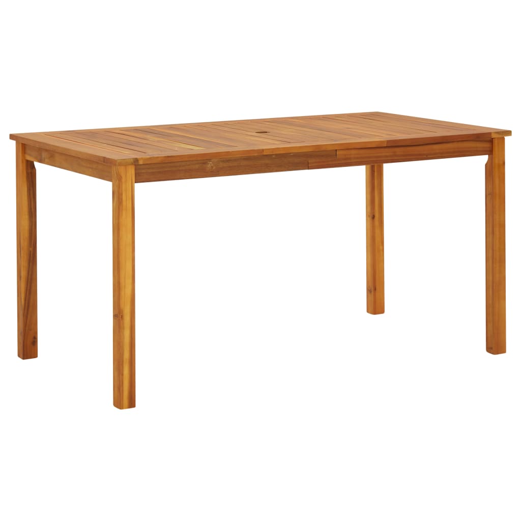 Tuintafel Massief Acaciahout 140 x 80 x 74 cm