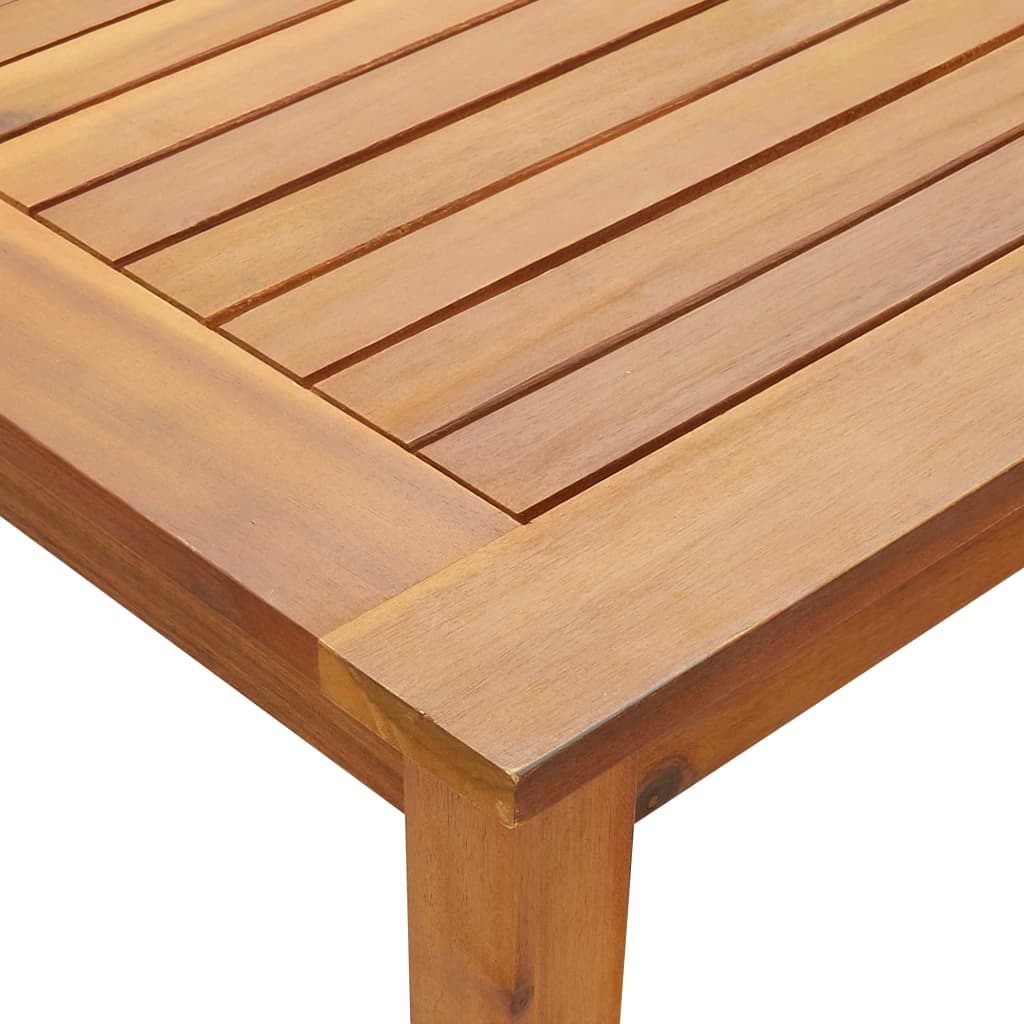 Tuintafel Massief Acaciahout 140 x 80 x 74 cm