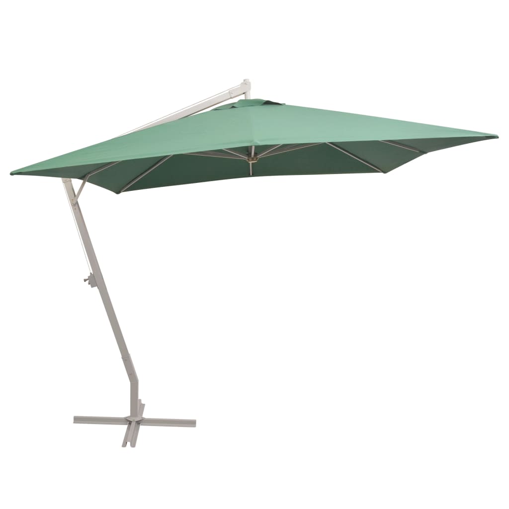 Zweefparasol Met Aluminium Paal 300X300 Cm Groen