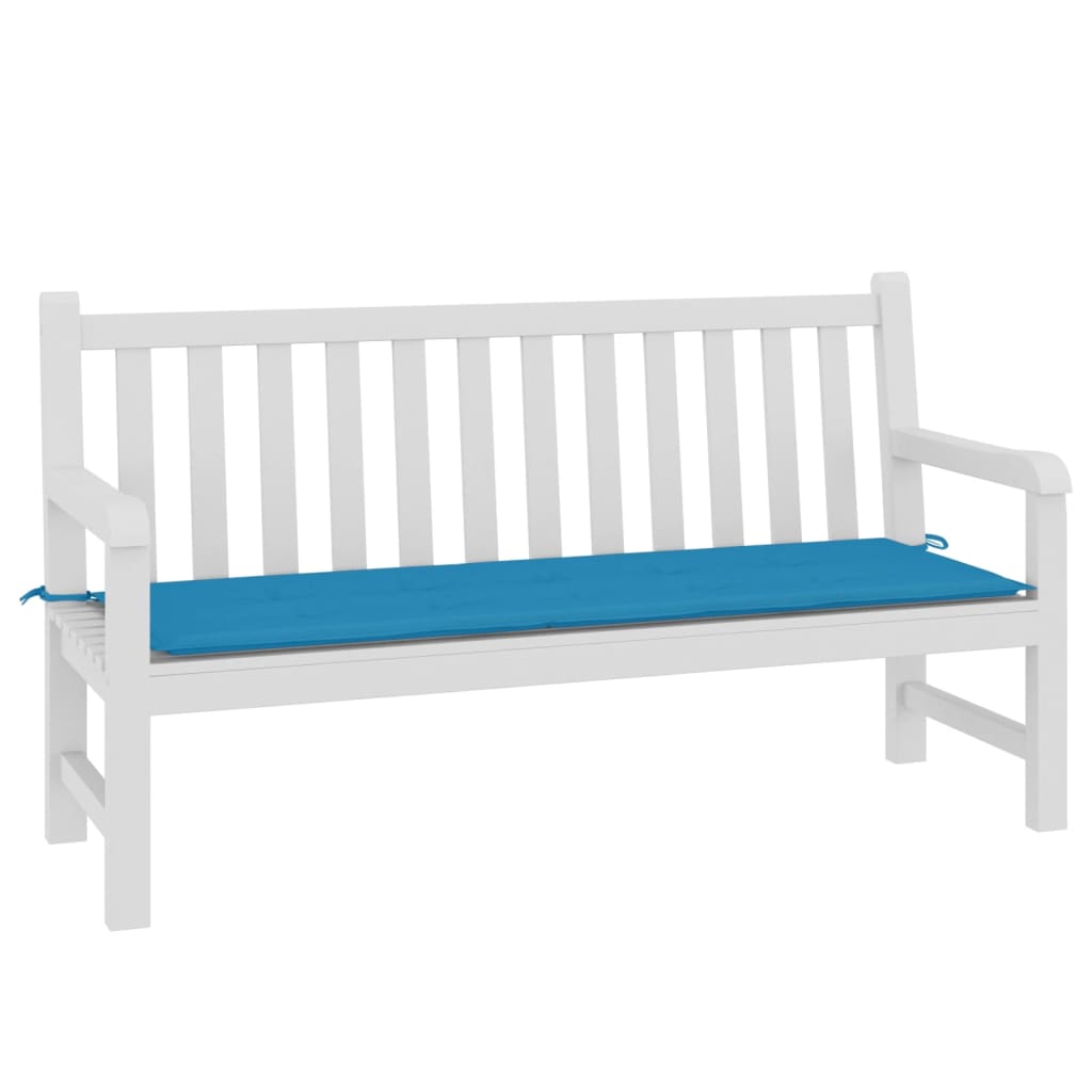 Tuinbankkussen Oxford Stof 150 x 50 x 3 cm Blauw