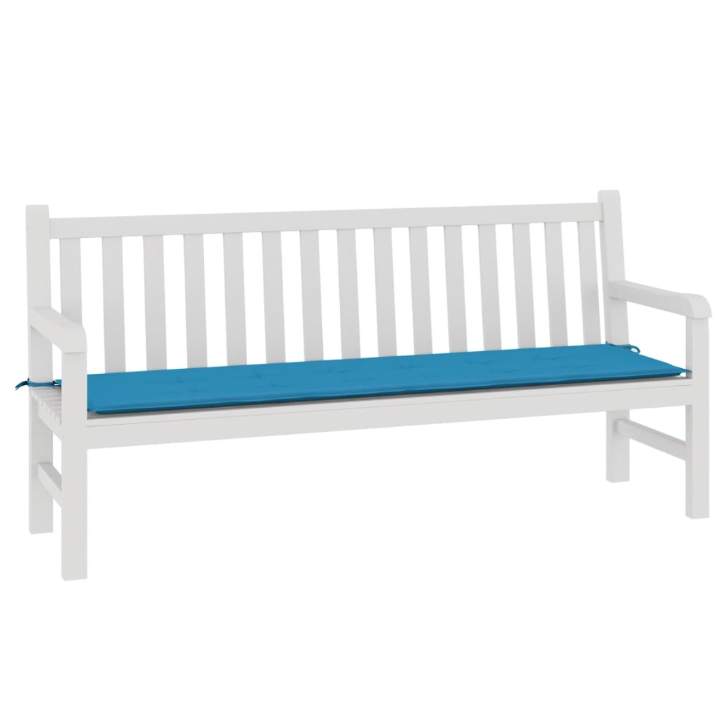 Tuinbankkussen Oxford Stof 180 x 50 x 3 cm Blauw