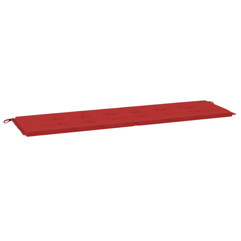 Tuinbankkussen Oxford Stof 180 x 50 x 3 cm Rood